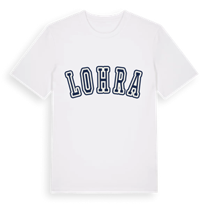 Lohra college t-shirt – ekologisk bomull t-shirt från Pinshirt
