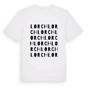 Lorch ordlek t-shirt – ekologisk bomull t-shirt från Pinshirt