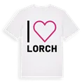 Jag älskar Lorch t-shirt stort tryck