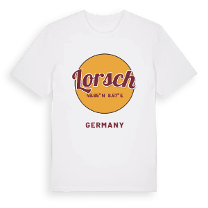 Lorsch cirkel t-shirt – ekologisk bomull t-shirt från Pinshirt