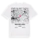 Main-Kinzig-Kreis karta t-shirt