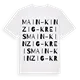 Main-Kinzig-Kreis ordlek t-shirt