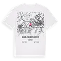 Main-Taunus-Kreis karta t-shirt