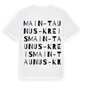 Main-Taunus-Kreis ordlek t-shirt