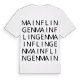 Mainflingen ordlek t-shirt