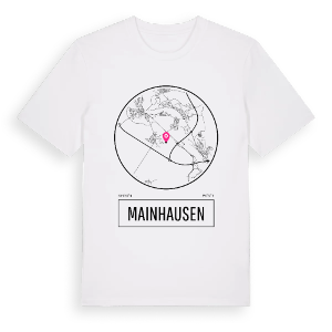 Mainhausen t-shirt – ekologisk bomull t-shirt från Pinshirt