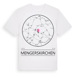 Mengerskirchen t-shirt – ekologisk bomull t-shirt från Pinshirt