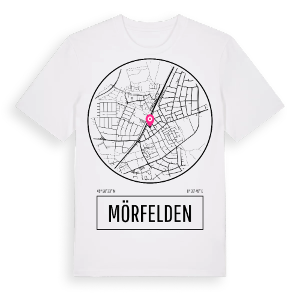 Mörfelden t-shirt – ekologisk bomull t-shirt från Pinshirt