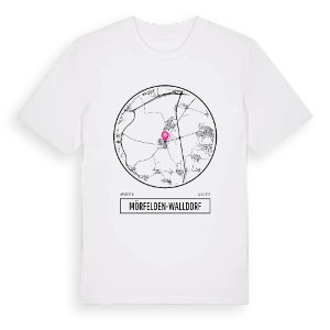 Mörfelden-Walldorf t-shirt – ekologisk bomull t-shirt från Pinshirt