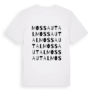 Mossautal ordlek t-shirt – ekologisk bomull t-shirt från Pinshirt