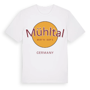 Mühltal cirkel t-shirt – ekologisk bomull t-shirt från Pinshirt