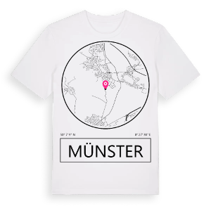 Münster t-shirt – ekologisk bomull t-shirt från Pinshirt