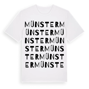 Münster ordlek t-shirt – ekologisk bomull t-shirt från Pinshirt