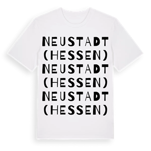 Neustadt (Hessen) ordlek t-shirt – ekologisk bomull t-shirt från Pinshirt