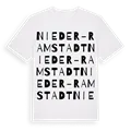 Nieder-Ramstadt ordlek t-shirt