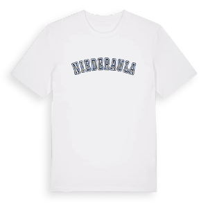 Niederaula college t-shirt – ekologisk bomull t-shirt från Pinshirt