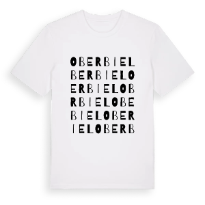 Oberbiel ordlek t-shirt – ekologisk bomull t-shirt från Pinshirt