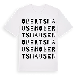 Obertshausen ordlek t-shirt – ekologisk bomull t-shirt från Pinshirt