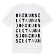 Oberursel (Taunus) ordlek t-shirt