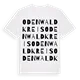 Odenwaldkreis ordlek t-shirt
