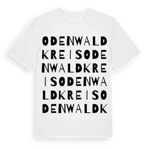 Odenwaldkreis ordlek t-shirt – ekologisk bomull t-shirt från Pinshirt