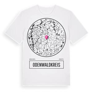 Odenwaldkreis t-shirt – ekologisk bomull t-shirt från Pinshirt