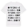 Offenbach am Main ordlek t-shirt