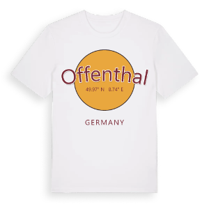 Offenthal cirkel t-shirt – ekologisk bomull t-shirt från Pinshirt