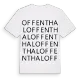Offenthal ordlek t-shirt