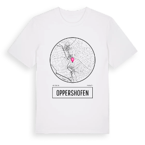 Oppershofen t-shirt – ekologisk bomull t-shirt från Pinshirt