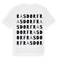 Rasdorf ordlek t-shirt