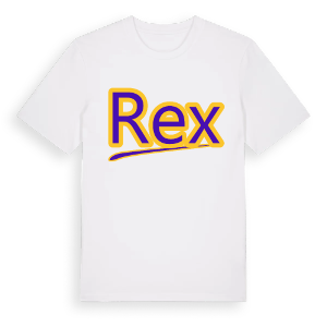 Rex baseball t-shirt – ekologisk bomull t-shirt från Pinshirt