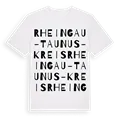 Rheingau-Taunus-Kreis ordlek t-shirt