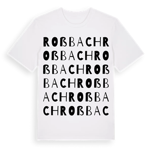 Roßbach ordlek t-shirt – ekologisk bomull t-shirt från Pinshirt
