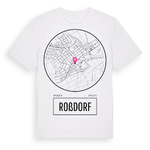 Roßdorf t-shirt – ekologisk bomull t-shirt från Pinshirt