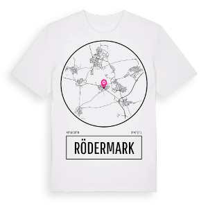 Rödermark t-shirt – ekologisk bomull t-shirt från Pinshirt