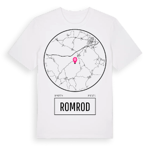 Romrod t-shirt – ekologisk bomull t-shirt från Pinshirt