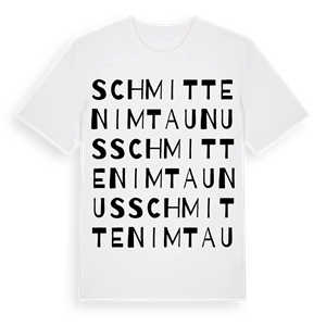 Schmitten im Taunus ordlek t-shirt – ekologisk bomull t-shirt från Pinshirt