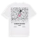 Schwalm-Eder-Kreis karta t-shirt