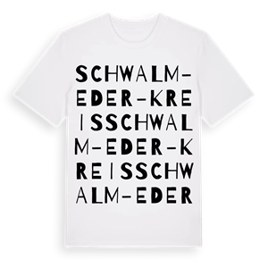 Schwalm-Eder-Kreis ordlek t-shirt – ekologisk bomull t-shirt från Pinshirt