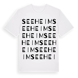 Seeheim ordlek t-shirt – ekologisk bomull t-shirt från Pinshirt