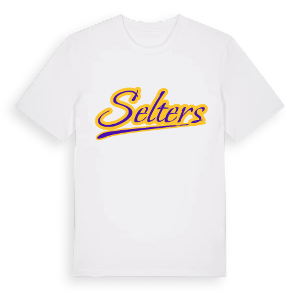 Selters baseball t-shirt – ekologisk bomull t-shirt från Pinshirt