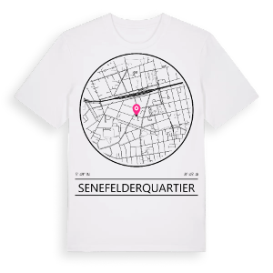 Senefelderquartier t-shirt – ekologisk bomull t-shirt från Pinshirt