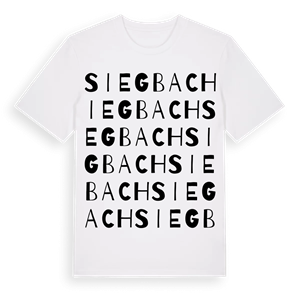 Siegbach ordlek t-shirt – ekologisk bomull t-shirt från Pinshirt