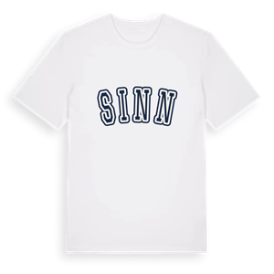 Sinn college t-shirt – ekologisk bomull t-shirt från Pinshirt