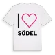 Jag älskar Södel t-shirt stort tryck