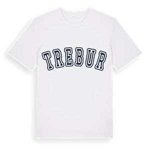 Trebur college t-shirt – ekologisk bomull t-shirt från Pinshirt