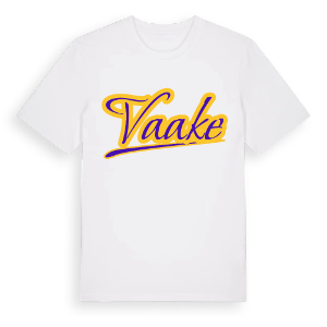 Vaake baseball t-shirt – ekologisk bomull t-shirt från Pinshirt