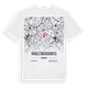 Vogelsbergkreis karta t-shirt