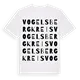 Vogelsbergkreis ordlek t-shirt
